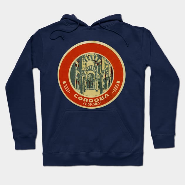 Spain Travel Andalusia Córdoba Vintage Hoodie by Tropical Blood